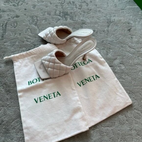 Bottega Veneta Padded Mule - Optic White - Picture 3 of 8
